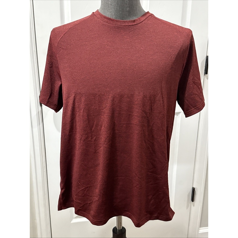 Champion Power Core Burgundy Large Short Sleeve Shirt